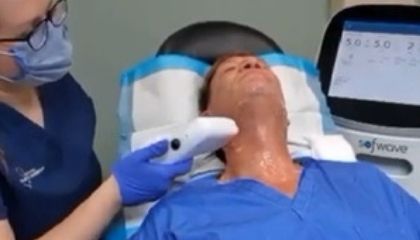 Barry DiBernardo, MD gets a treatment! Barry DiBernardo, MD gets a treatment!